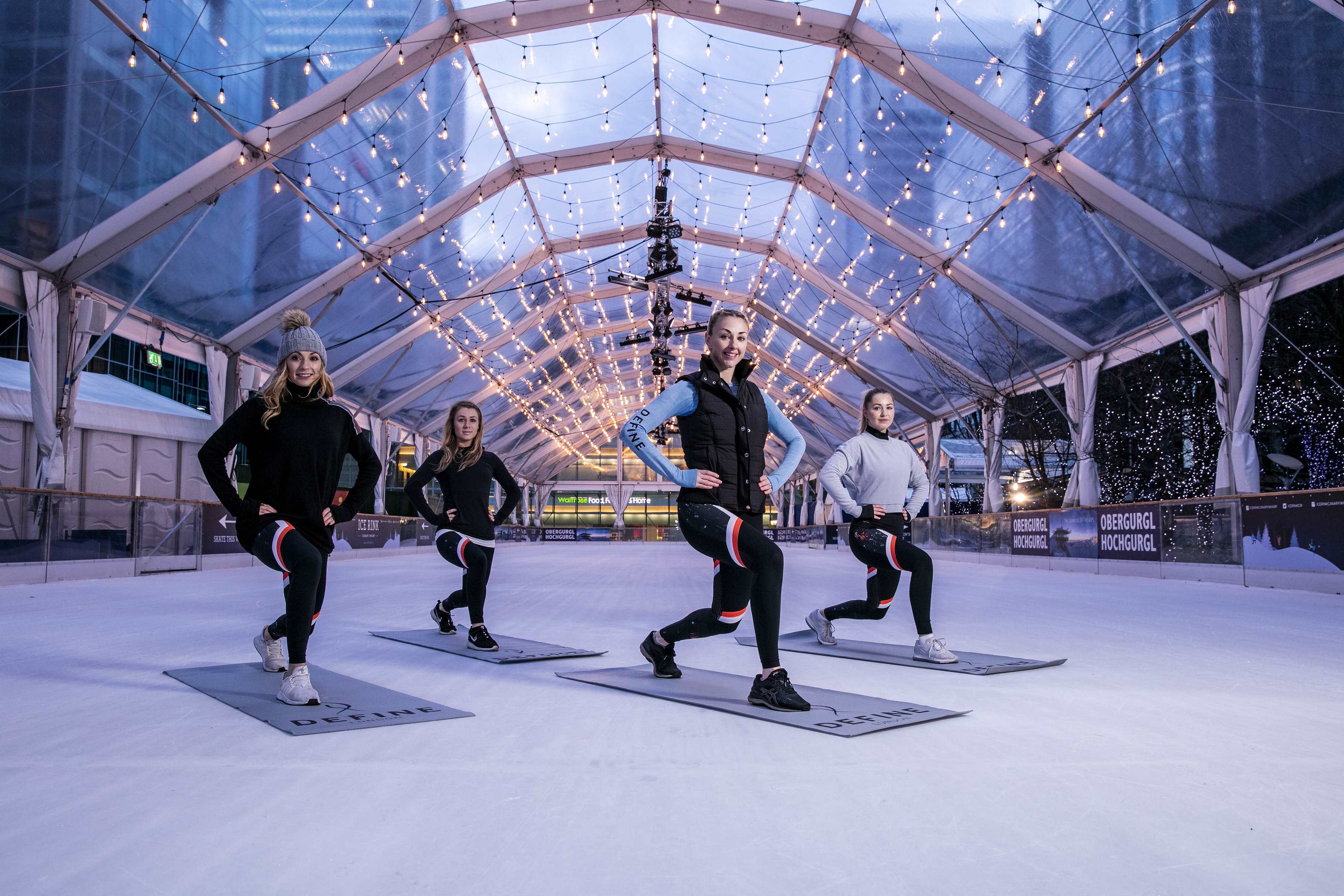 LONDON’S FIRST BARRE CLASS ON ICE – Sterling Media